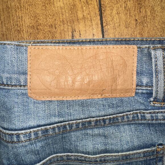 Cheap Monday Tight Skinny Fit Jeans Blue Distressed Wash 32x32 - Picture 2 of 9